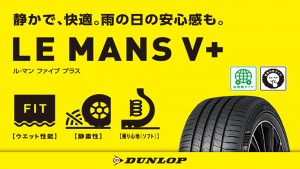 ダンロップ　ルマンⅤ+