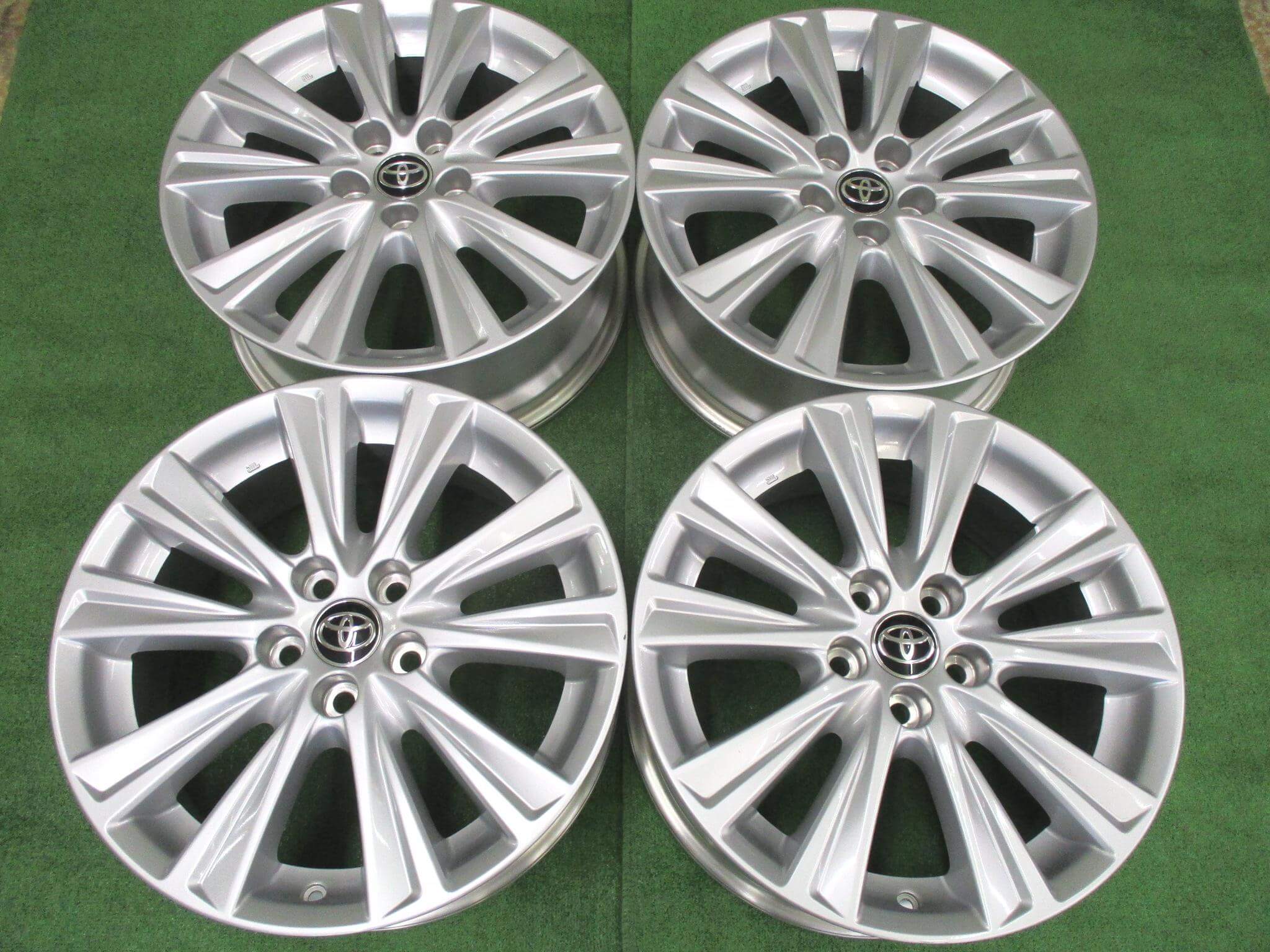 KJ　アルファード　純正タイヤホイールセット　　送料込　30後期 40系アルファード Z 純正アルミホイールセット 18インチ 60,000