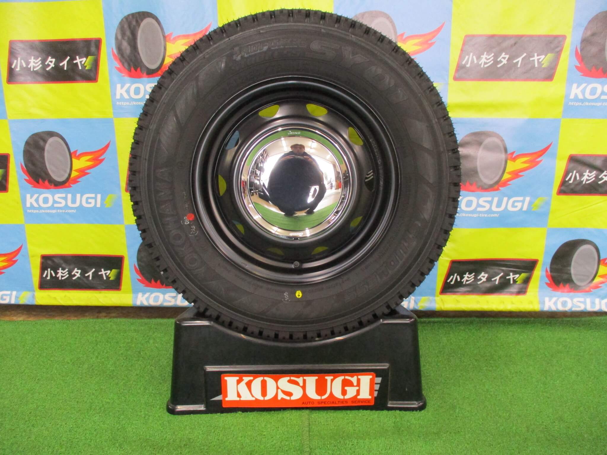 ①2023年製195/65R15バリ山！中古スタッドレスタイヤ2本セット バリ山！スタッドレスタイヤ 195/65R15 15インチホイールセット